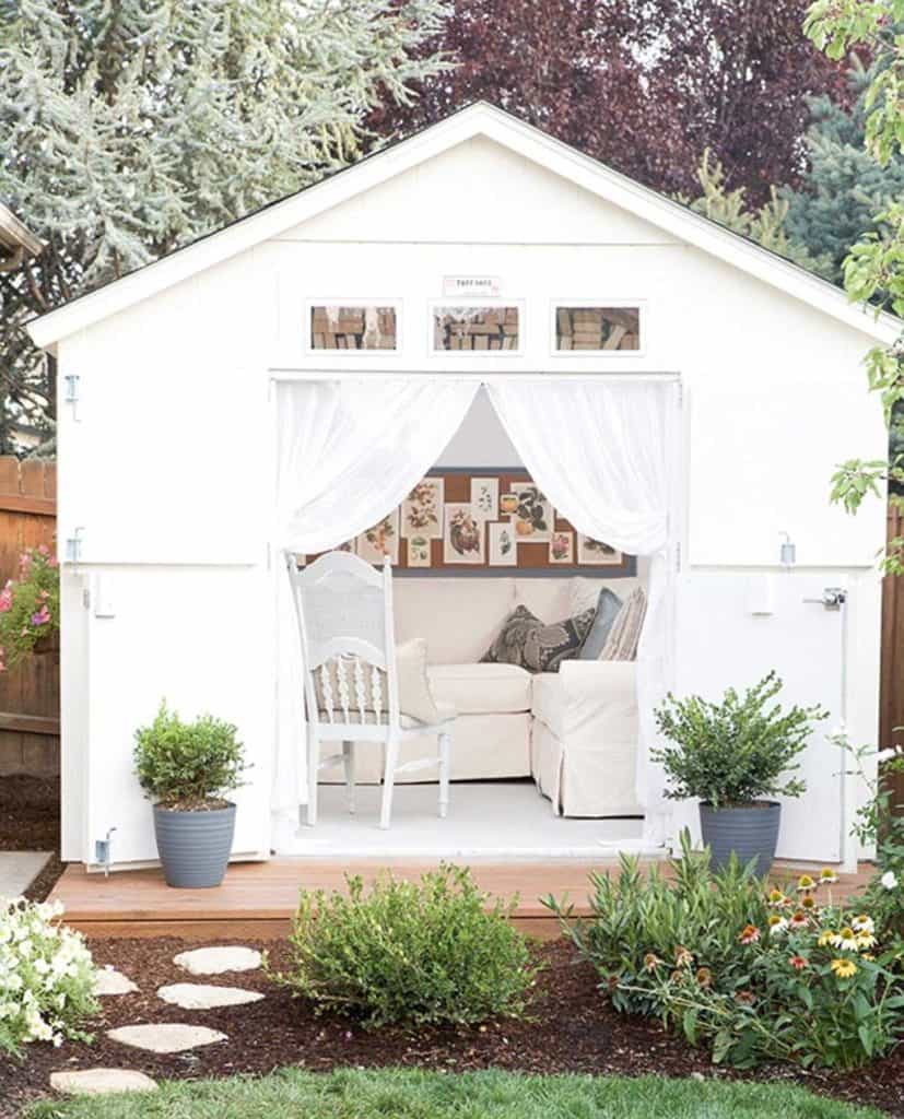Dreaming of a she shed that's as pretty as this one? I'm going to try and create one on a budget using a flatpack garden building. The first instalment showing how we built our DIY garden office.