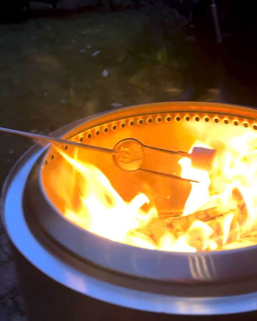 Solo Stove Bonfire Review — Toasting Marshmallows