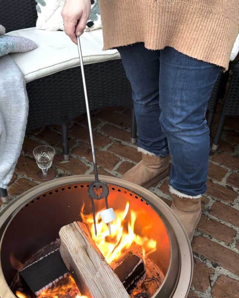 Solo Stove Bonfire Review — Toasting Marshmallows