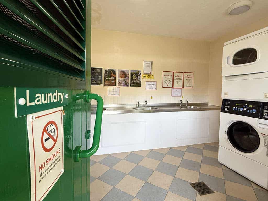 Blackmore Camping and Caravanning Club Site — Laundry room