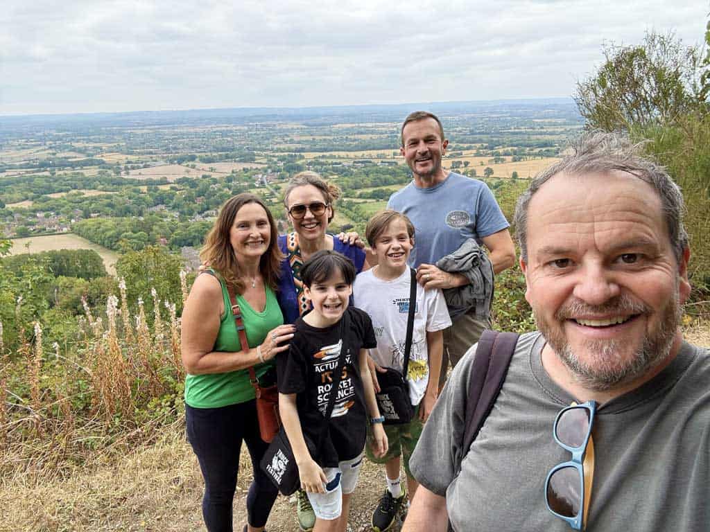 walking in the Malvern Hills