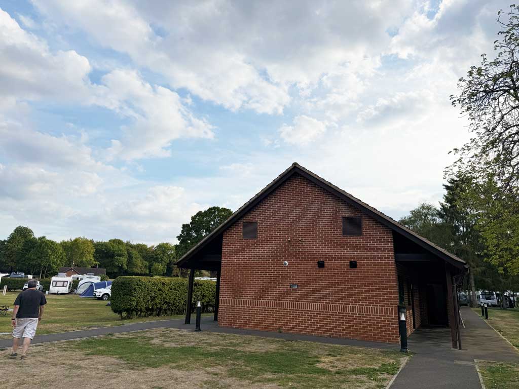 Blackmore Camping and Caravanning Club Site — shower block