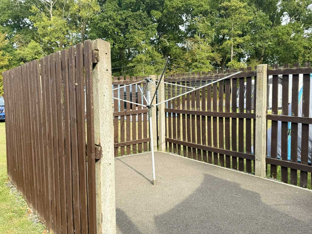 Blackmore Camping and Caravanning Club Site — washing lines