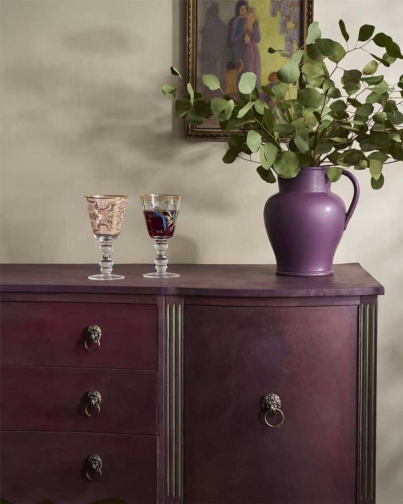 Best Burgundy Paint Colours: Tyrian Plum by Annie Sloan.