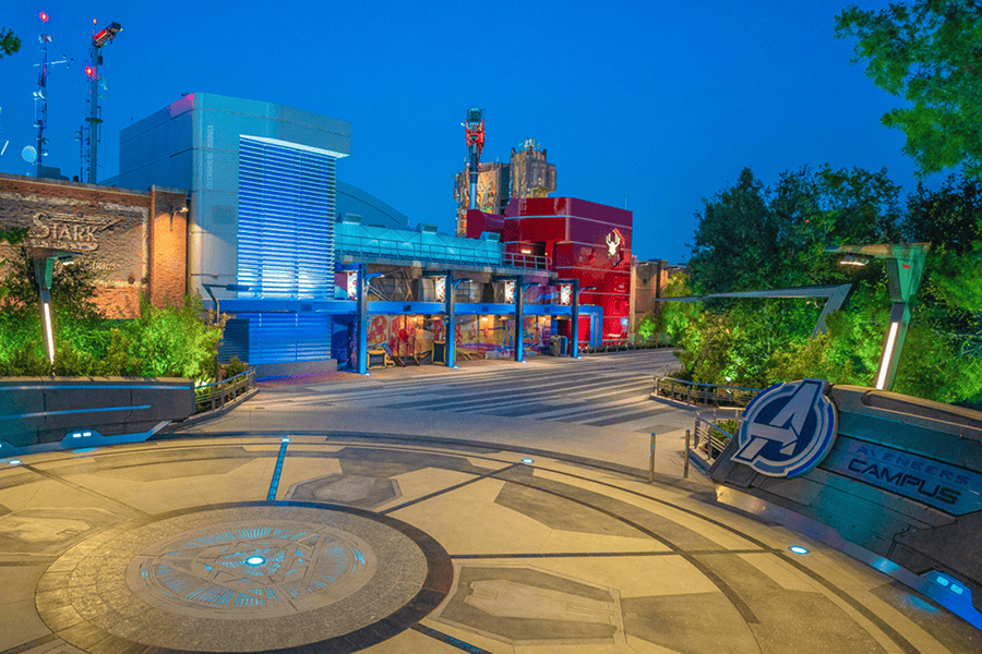 Avengers Campus and Stark Industries
