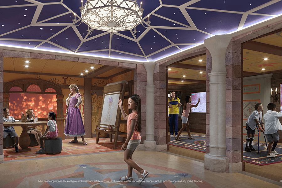 Fairytale Hall on Disney Wish