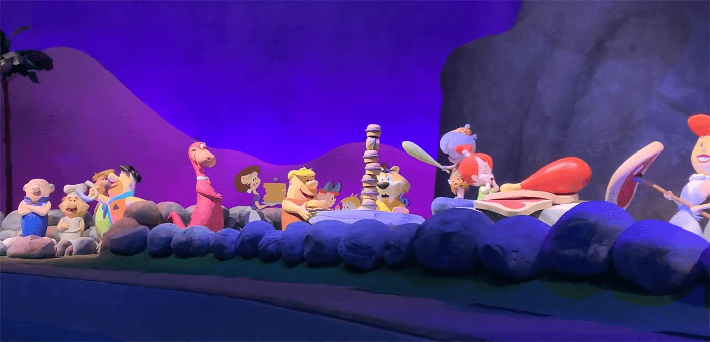 Flintstones Log Ride