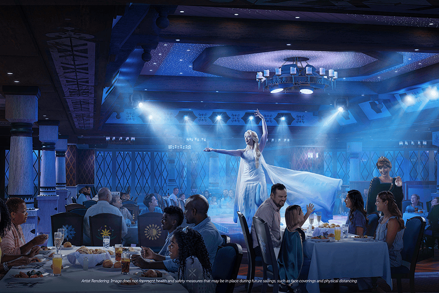 Frozen Dining Adventure on Disney Wish
