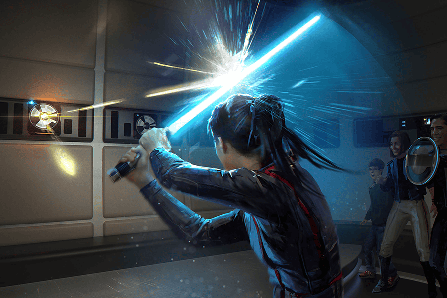 Star Wars Lightsaber Training
