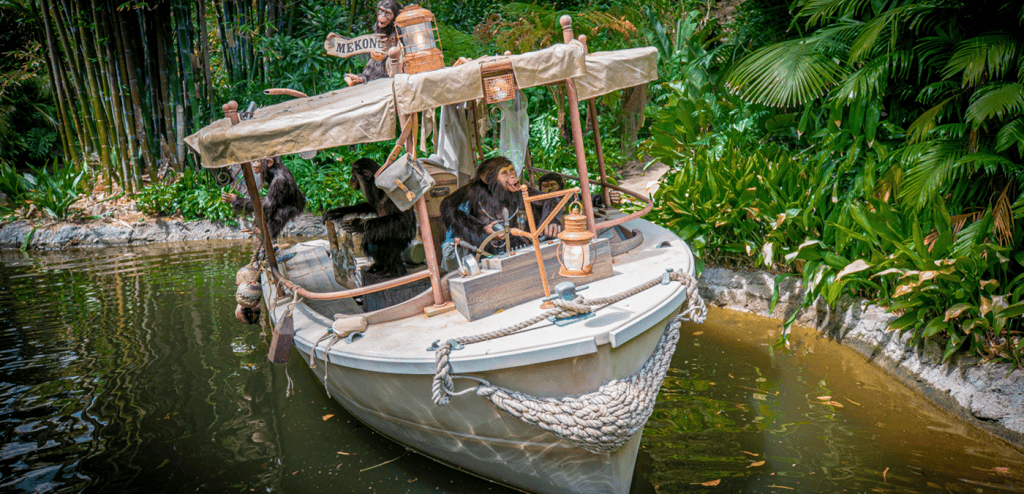 The Jungle Cruise Ride at Disneyland
