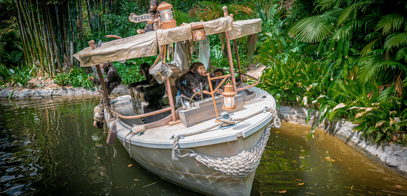 The Jungle Cruise Ride at Disneyland