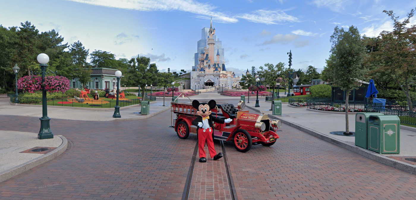 Disneyland Paris Google Street View