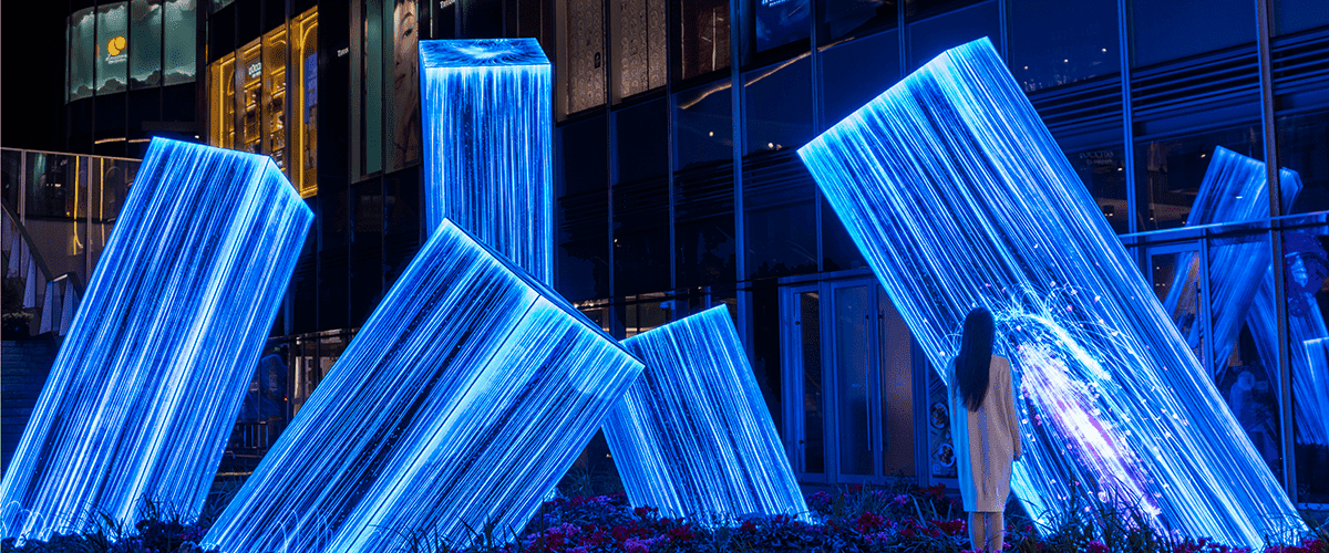 Megaliths in the Garden - Nighttime