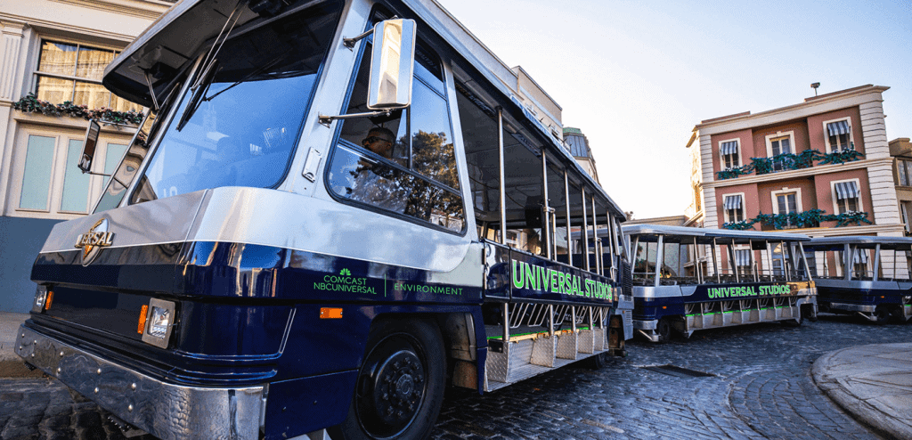 Universal Studios Hollywood Electric Trams