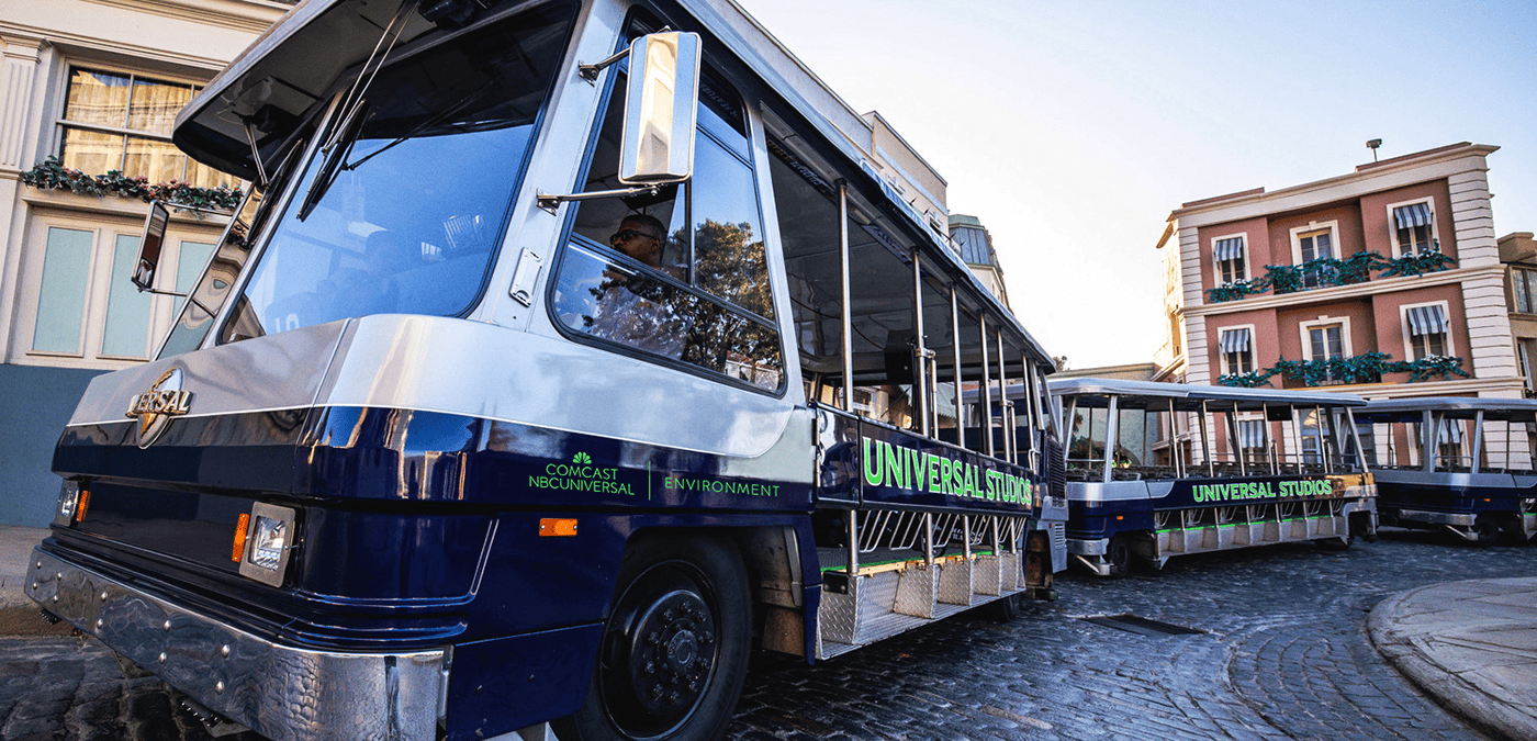 Universal Studios Hollywood Electric Trams