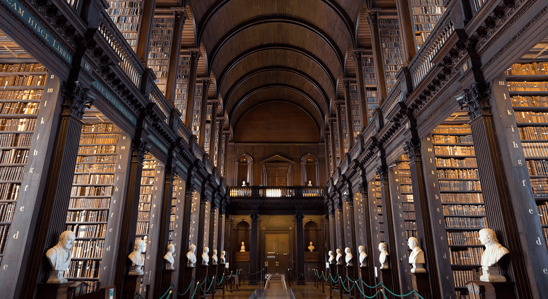The Long Room at the Trinity College Library
