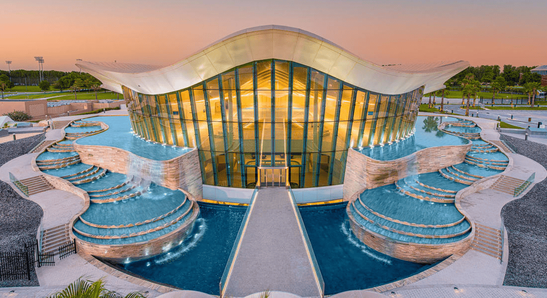 The Deep Dive Dubai building was created to resemble an oyster. (photo: Dubai Media Office)