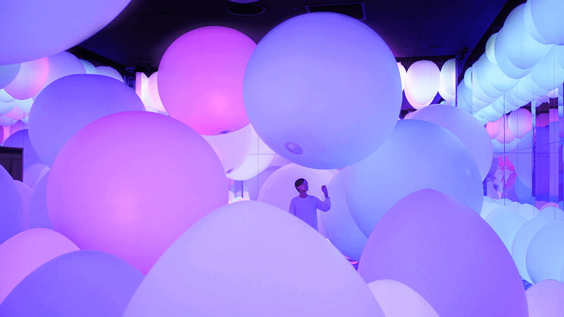 Typhoon Balls and Weightless Forest of Resonating Life