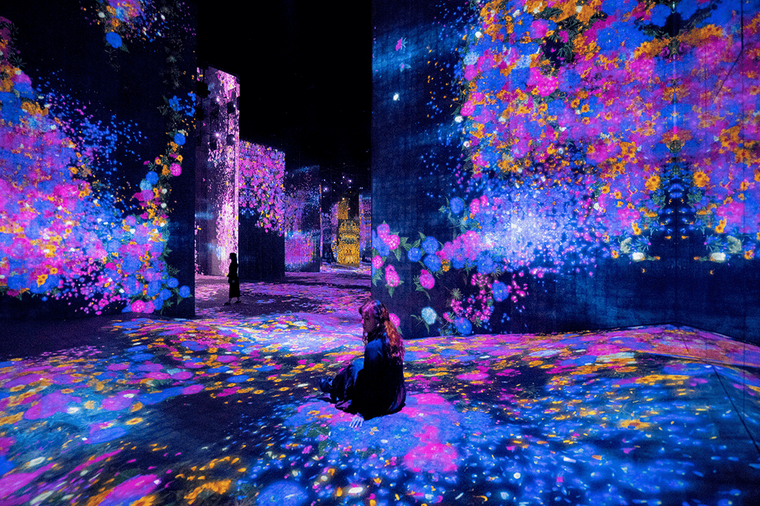 Forest of Flowers and People