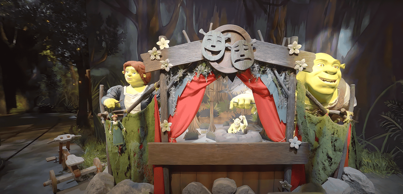 Shrek Ride at MOTIONGATE Dubai
