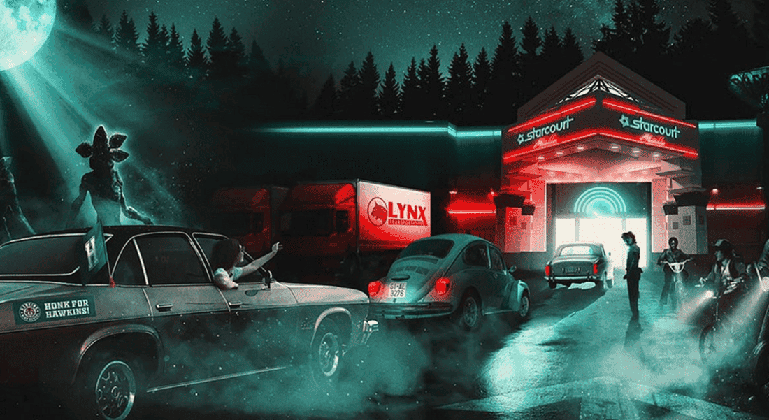Stranger Things Drive-Into Experience was a huge hit in 2020 (photo ©Netflix) 