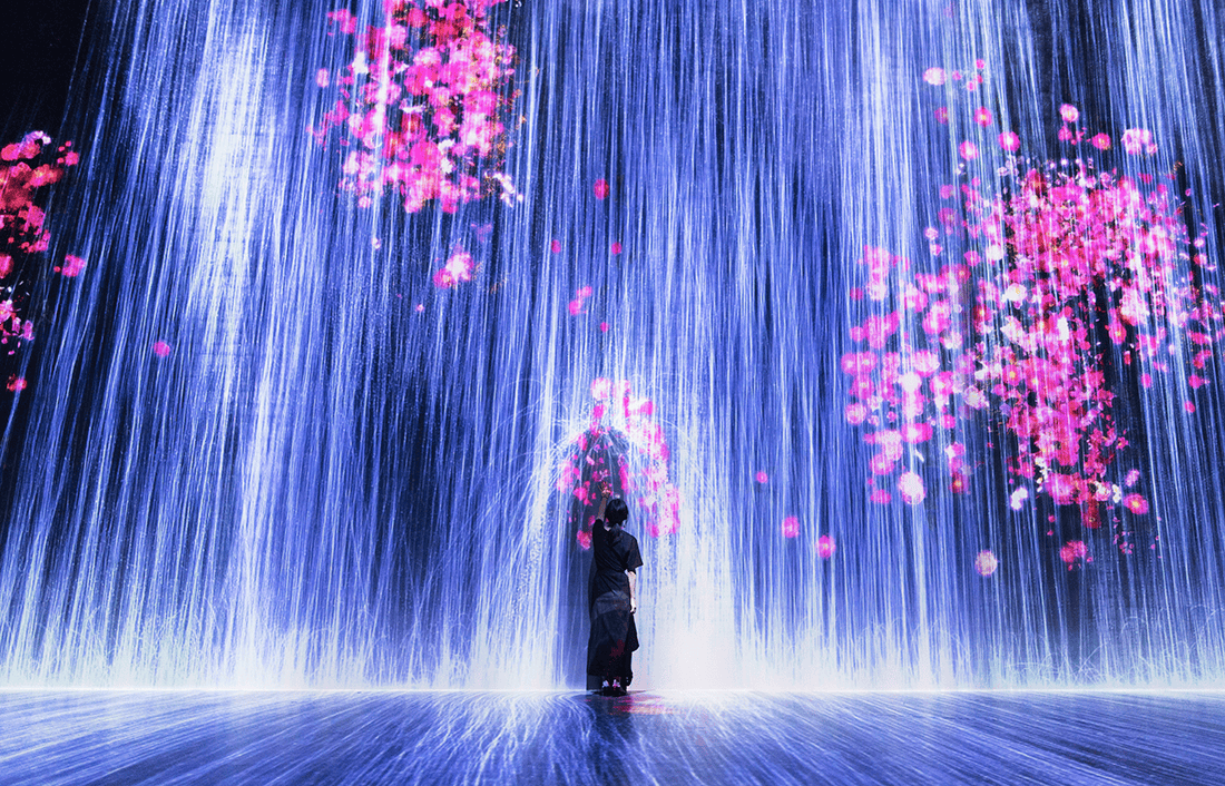 Universe of Water Particles on Au-delà des limites