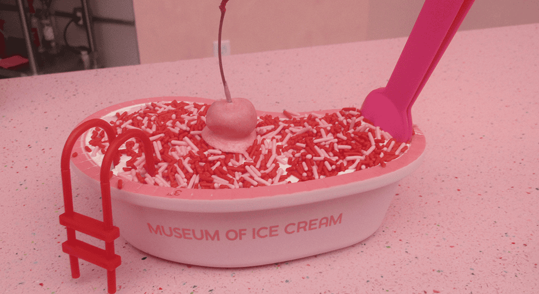 After playing in the Sprinkle Pool, you can eat out of it. (photo by Stephanie Kaplan)