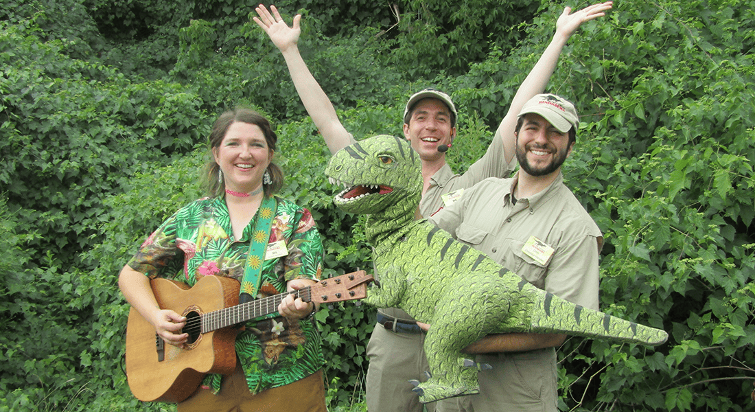 The Field Station: Dinosaurs staff is a major part of the experience. (photo by Stephanie Kaplan)