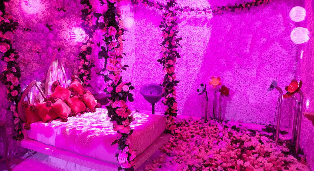Isabela's room at the Disney Encanto X CAMP experience in New York (picture courtesy of ©CAMP/Disney)