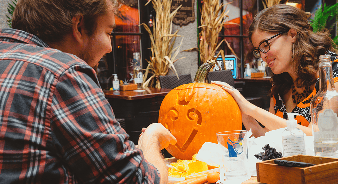 Pumpkin Carving at The Cauldron NYC (image courtesy of The Cauldron NYC)