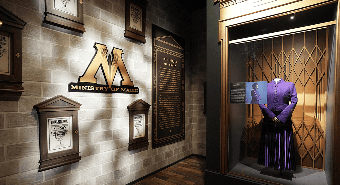 Visitors get a rare opportunity to witness a collection of actual props, costumes, and replicas.