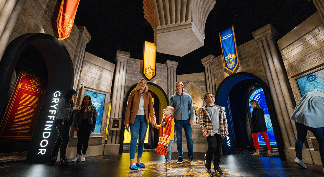 Which house will you choose at Harry Potter: The Exhibition?