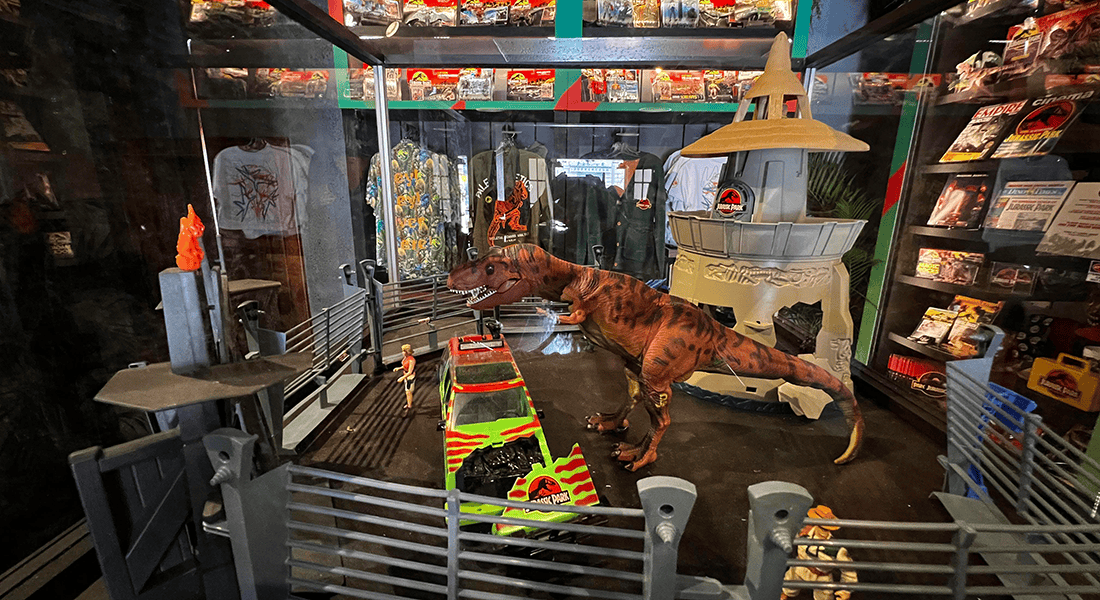 Jurassic Park Scene at Jurassic Park Tribute Store