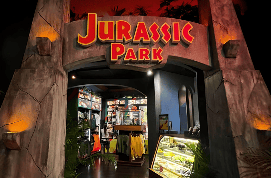 Jurassic Park Gate for Jurassic Park Anniversary