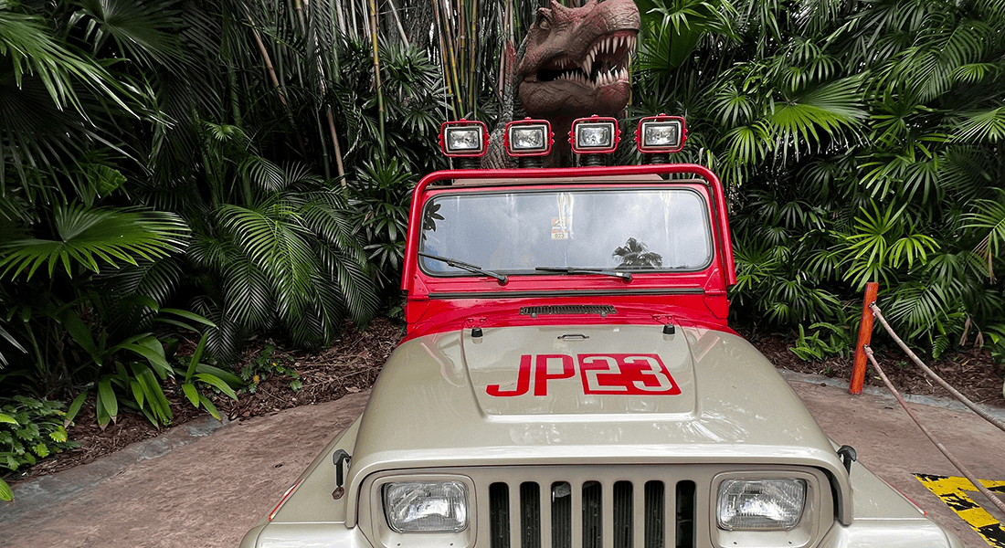 Jurassic Park Celebration at Universal Islands of Adventure (photo by Justin Zitro Ortiz for Theme Park Magazine)