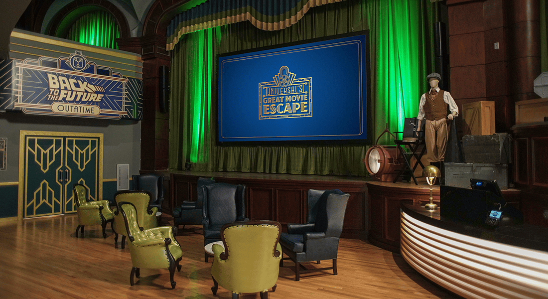 There's plenty to see and do as you wait for your escape room experience to begin (photo courtesy of ©NBCUniversal).
