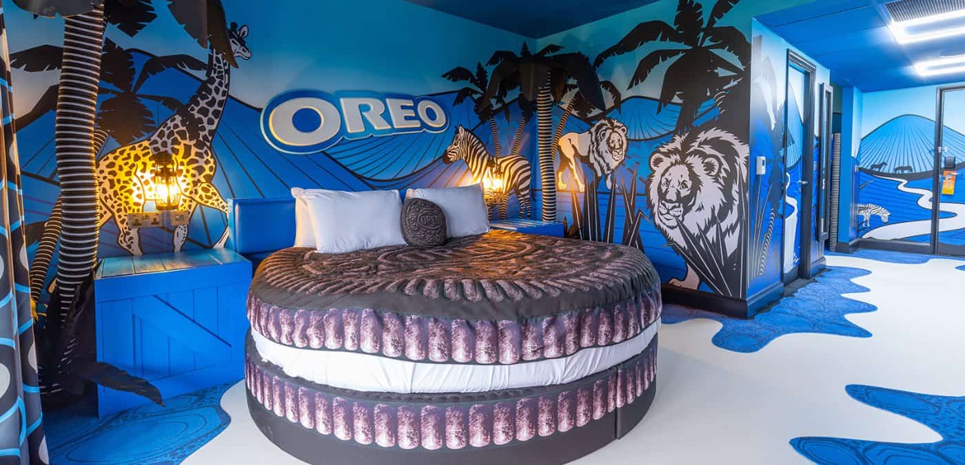 Oreo Themed Room at Chessington