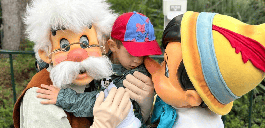 Disneyland Magic with Pinocchio and Geppetto
