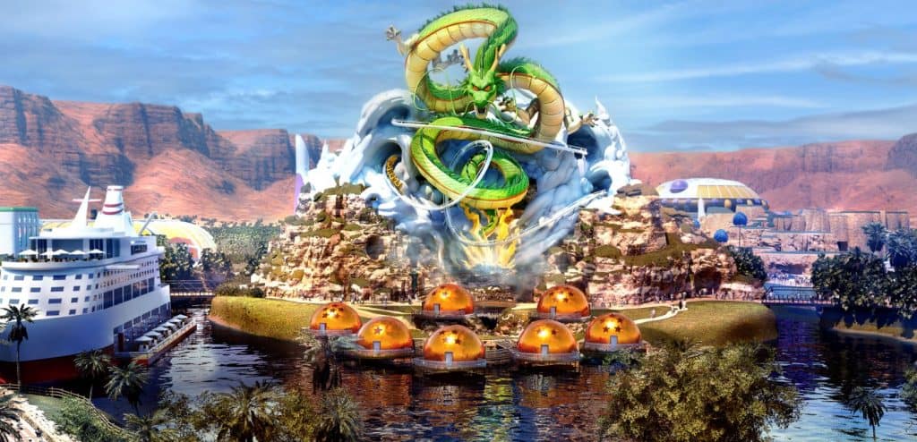 A new Dragon Ball theme park is being built in Saudi Arabia