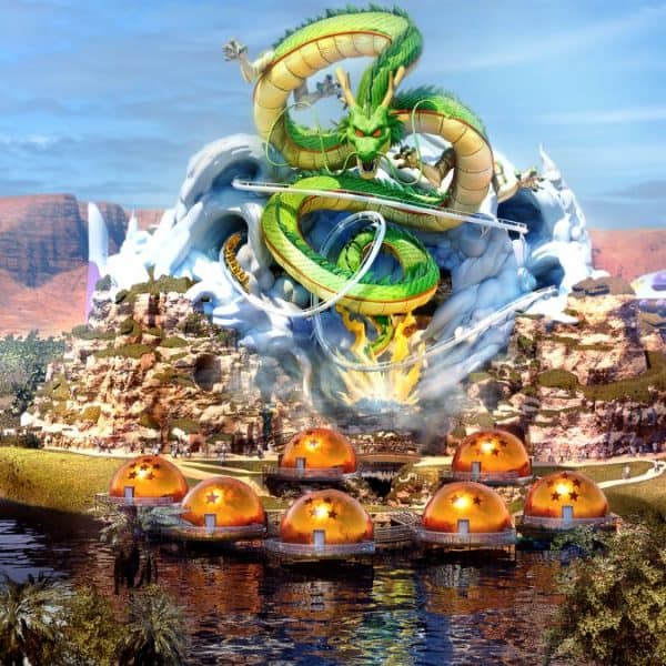 A new Dragon Ball theme park is being built in Saudi Arabia