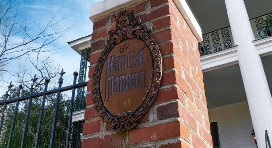 Much detail went into creating The Haunted Mansion replica that someone will soon own.