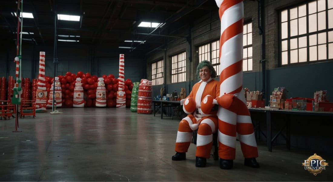 Catch an Oompa Loompa on break in one of the most impressive decorated rooms of WonkyVision: The Authentic Experience.