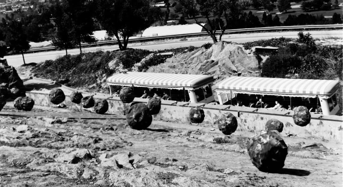 The Studio Tour is very different today than in the past, when giant boulders would roll toward the tram, and the tram would stop mid-way through at Prop Plaza for a lunch break and playtime.