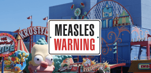 Measles at Universal Studios Hollywood