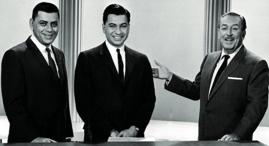 The Sherman Brothers with Walt Disney
