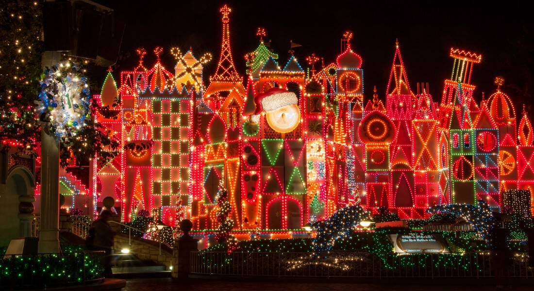 "it's a small world" Holiday has become a popular Christmas-time overlay inside and out. (Photo: Harshlight - Wiki)