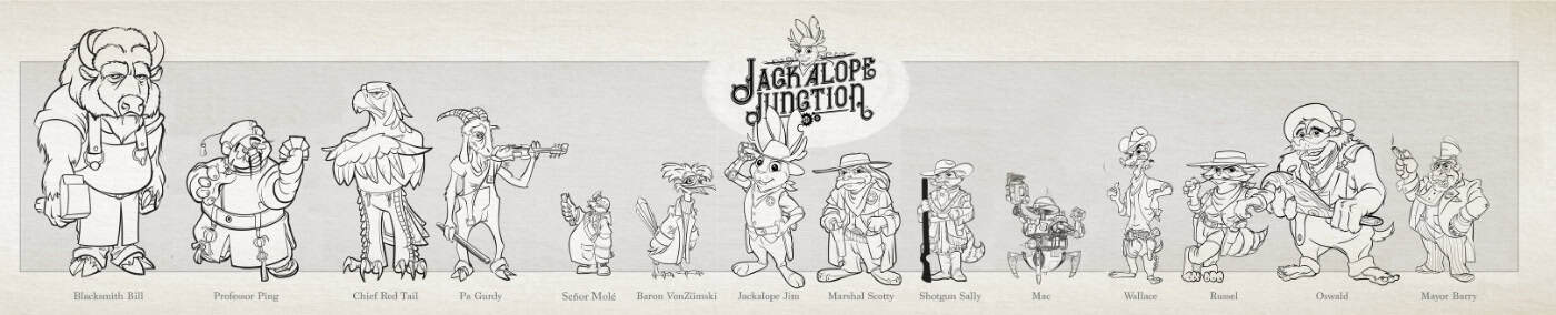 The Characters of Jackalope Junction