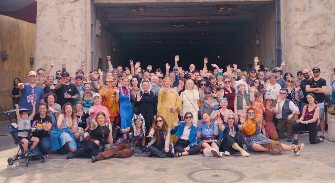 Communities were formed among many guests and cast on the Star Wars: Galactic Starcruiser expedition. (Photo courtesy of Halcyon Daze)