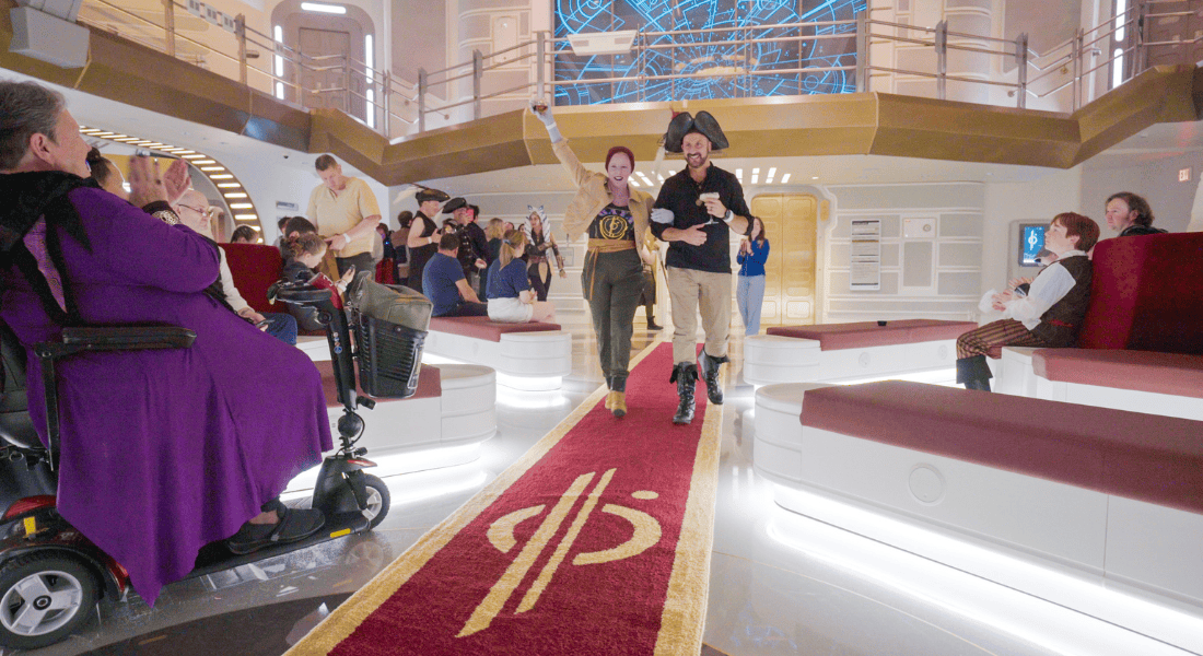 Guests were fully immersed in a Star Wars story aboard the Halcyon (Photo courtesy of Halcyon Daze)