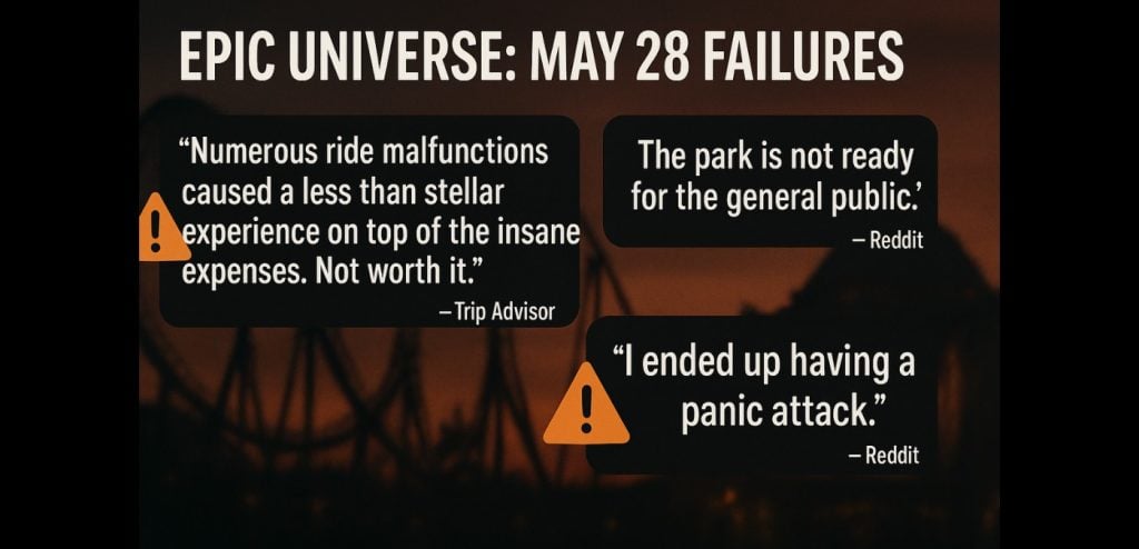 Epic Universe Problems